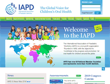 Tablet Screenshot of iapdworld.org